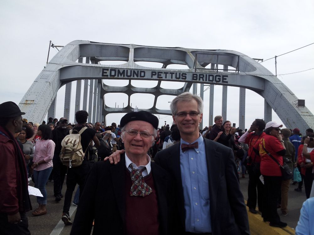 Martin and John Marty at the 60th anniversary of the Selma Voting Rights March.